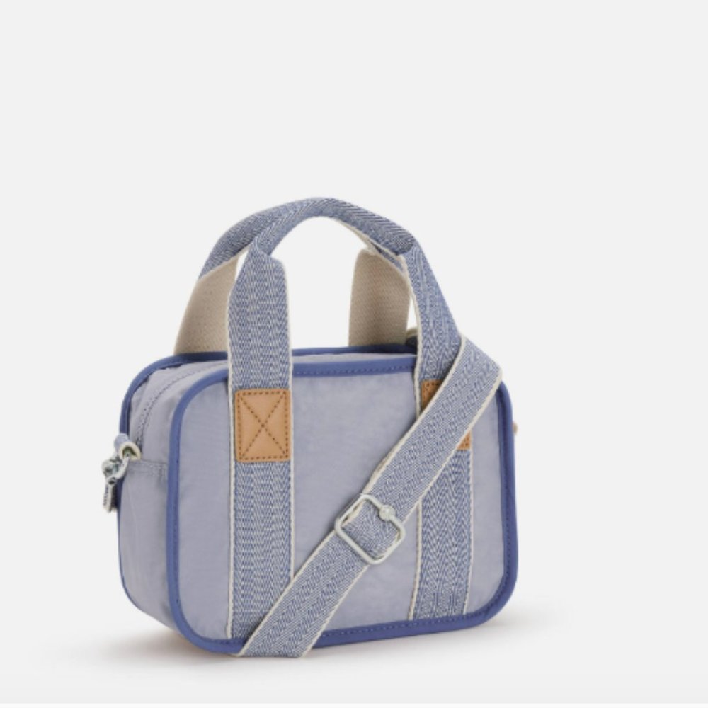 Kipling Nadale Crossbody Bag Dove Gray Legacy New - Picture 3 of 5